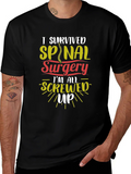 I Survived Spinal Surgery Graphic T-Shirt product image 1