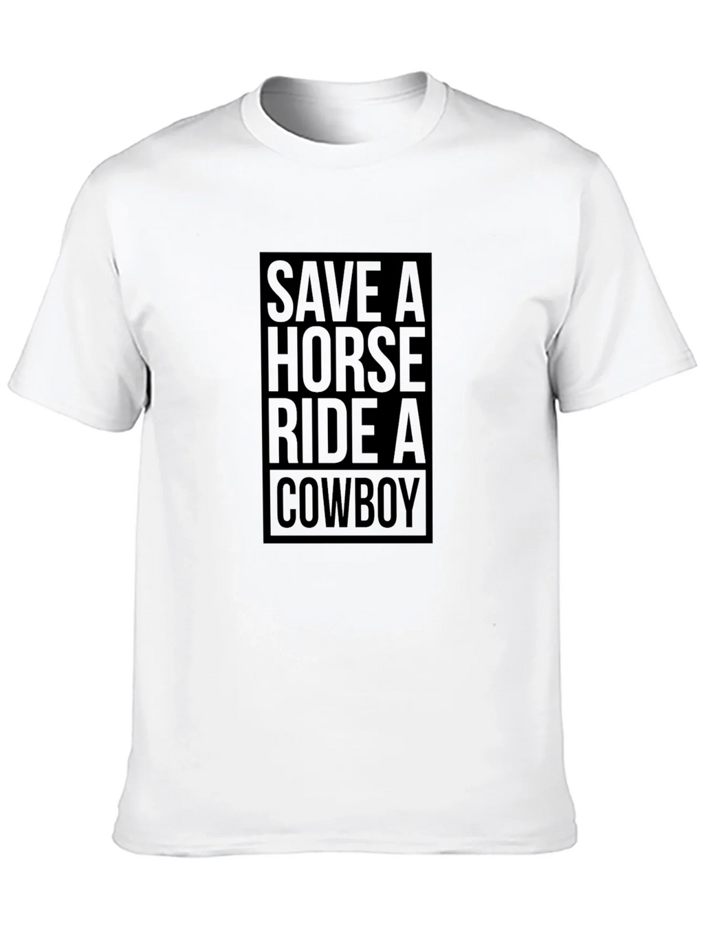 Save A Horse Ride A Cowboy Graphic Tee - Black product image 9