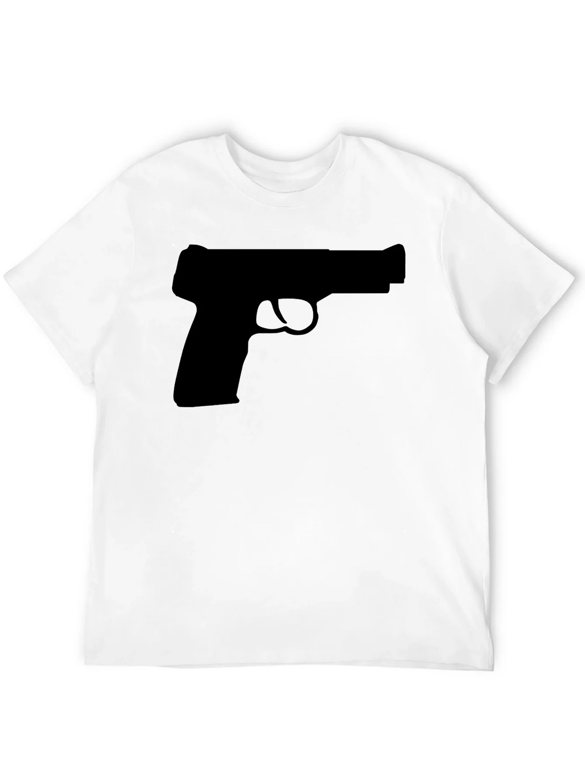 Gun Silhouette T-Shirt - Classic Black Tee product image 11
