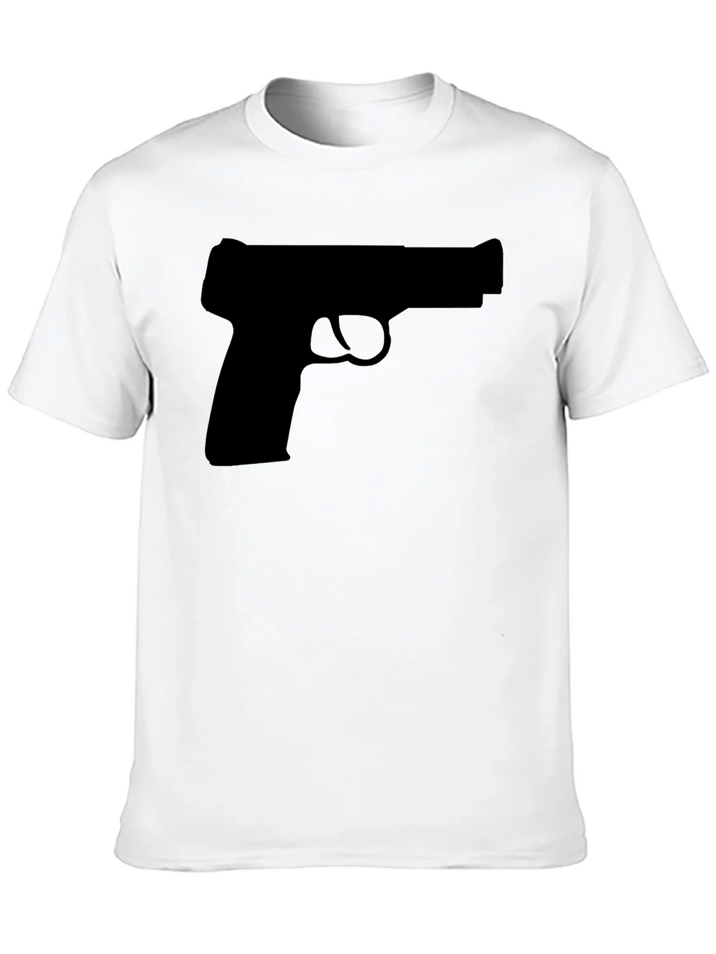 Gun Silhouette T-Shirt - Classic Black Tee product image 9