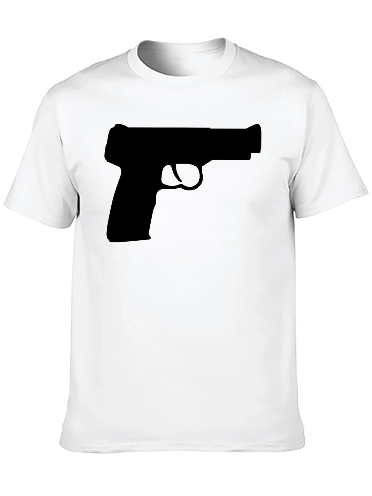 Gun Silhouette T-Shirt - Classic Black Tee product image 9