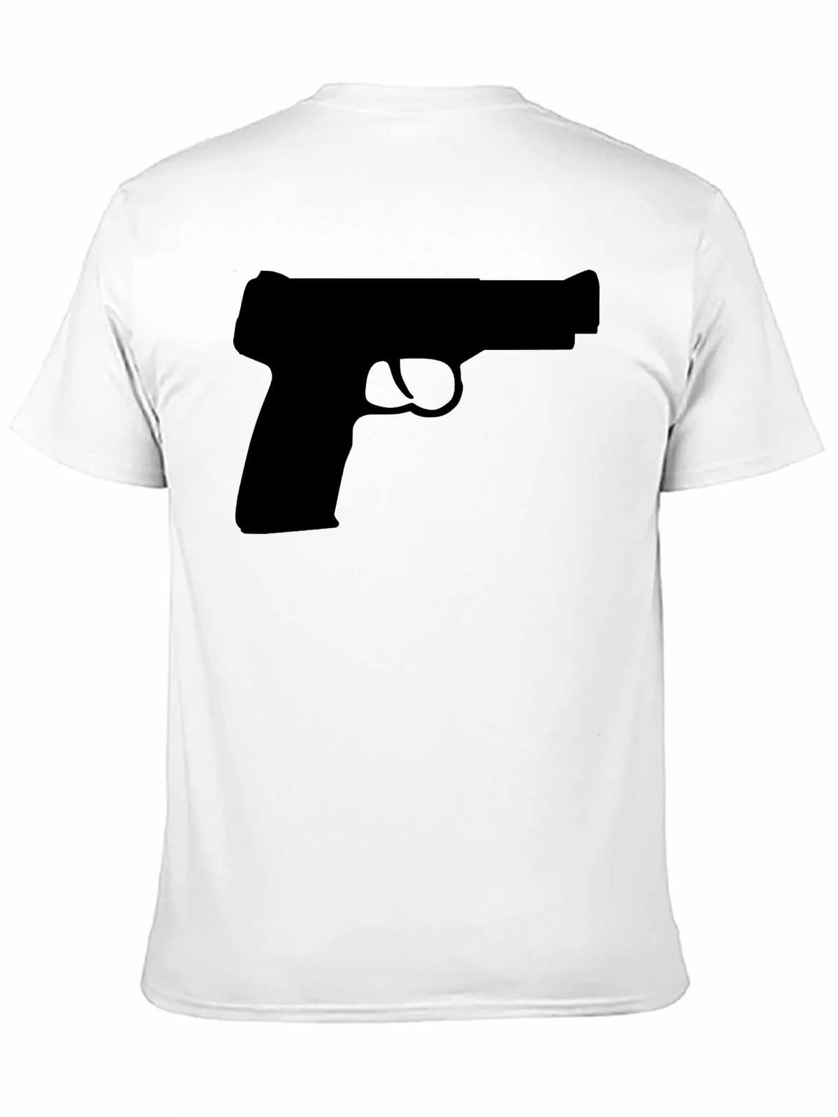Gun Silhouette T-Shirt - Classic Black Tee product image 10