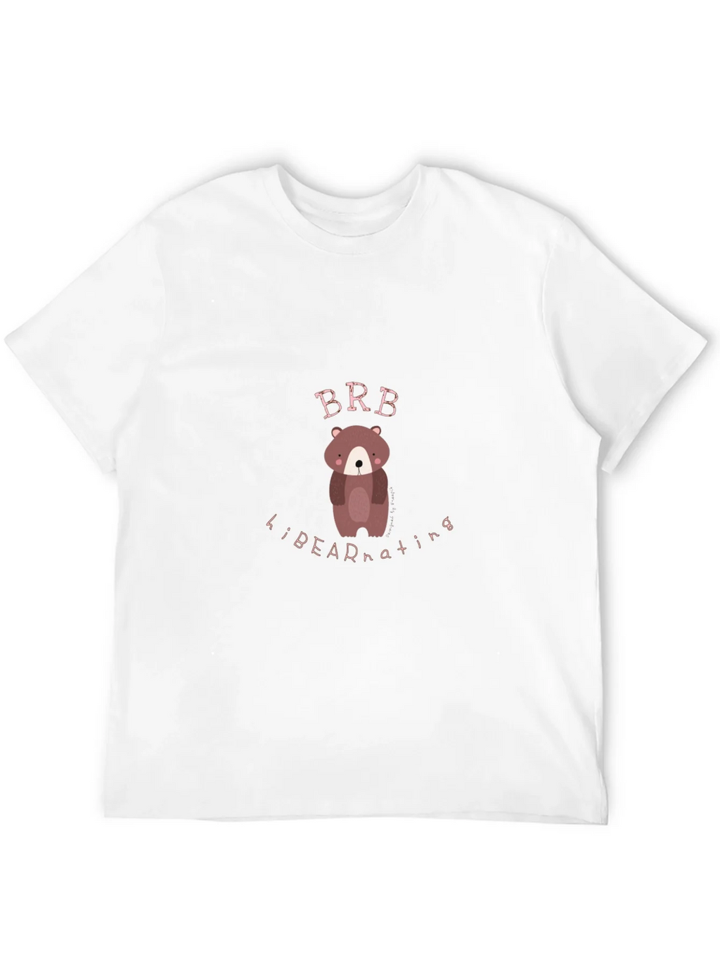Bear Hibernating Black Graphic Tee product image 11