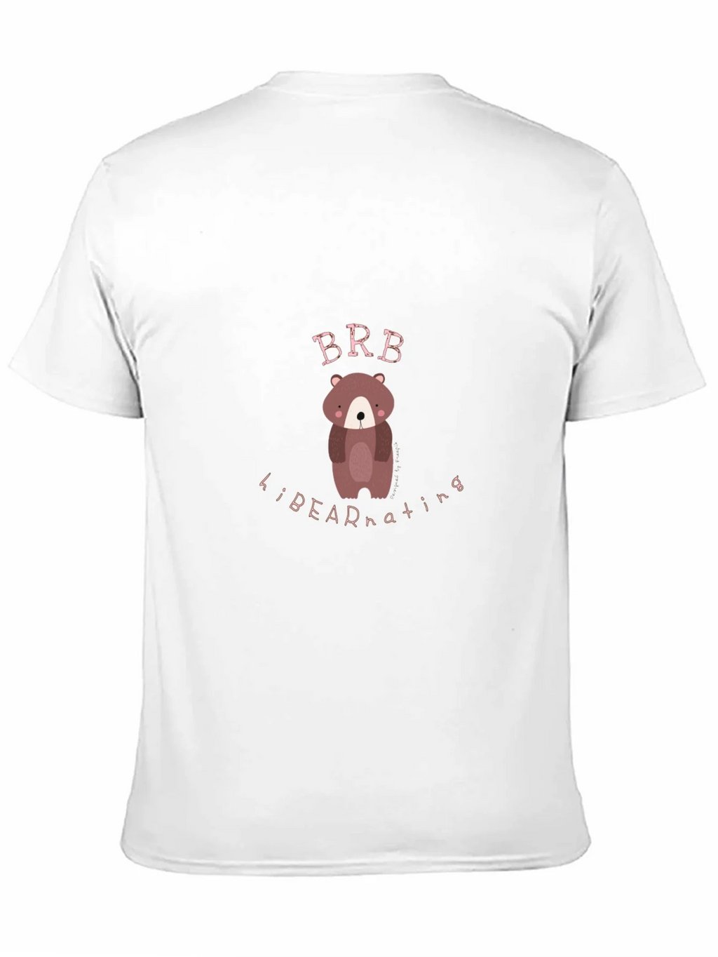 Bear Hibernating Black Graphic Tee product image 10