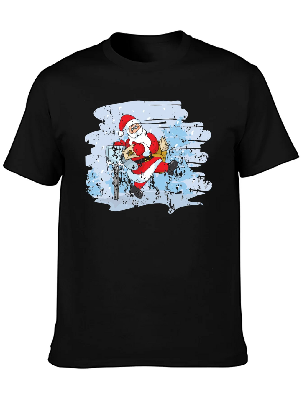 Santa on Scooter Graphic Tee - Holiday Cheer product image 1