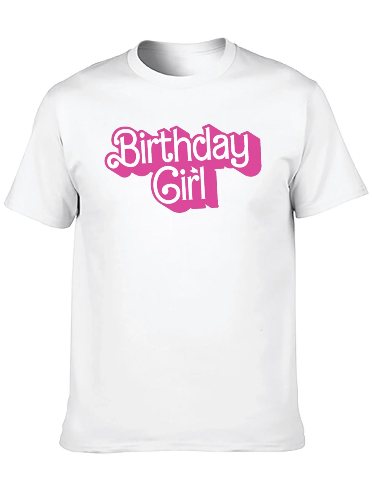 Birthday Girl Graphic Tee - Black Cotton Shirt product image 9