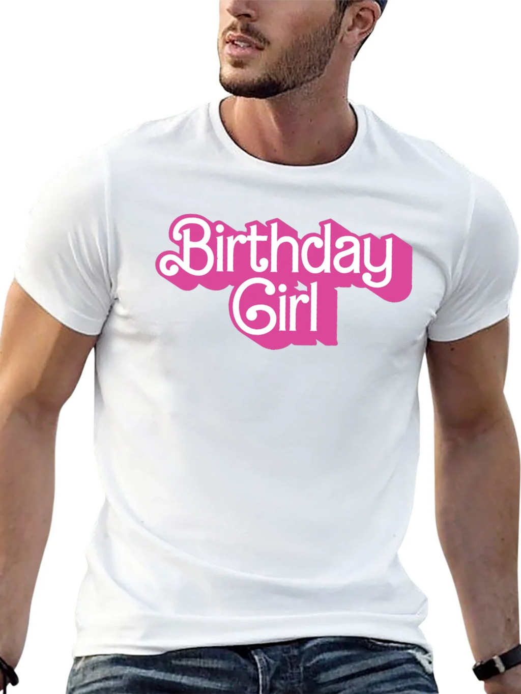 Birthday Girl Graphic Tee - Black Cotton Shirt product image 12