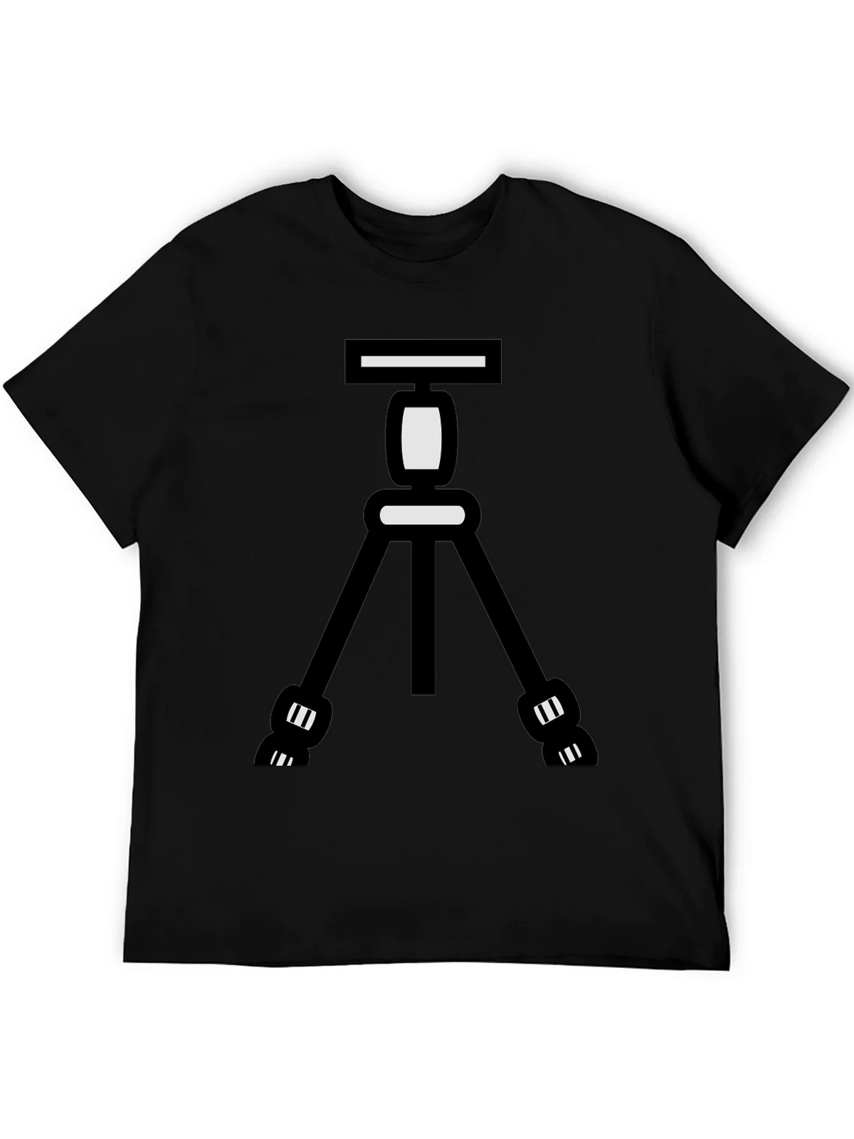 Cool Camera Tripod Graphic Tee - Black product image 3