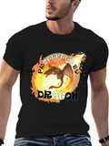 Protected by Dragon T-Shirt: Fiery Design product image 1