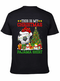 Christmas Soccer Pajama Shirt