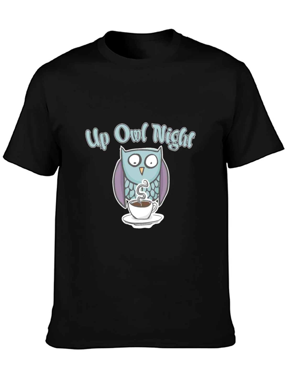 Up Owl Night T-Shirt: Fun Graphic Tee for Owls product image 3