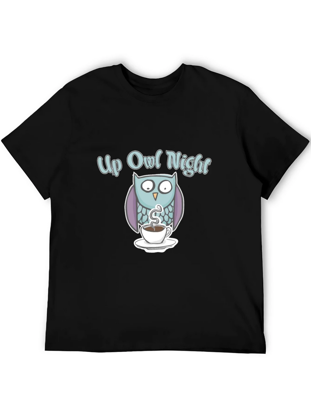 Up Owl Night T-Shirt: Fun Graphic Tee for Owls product image 5