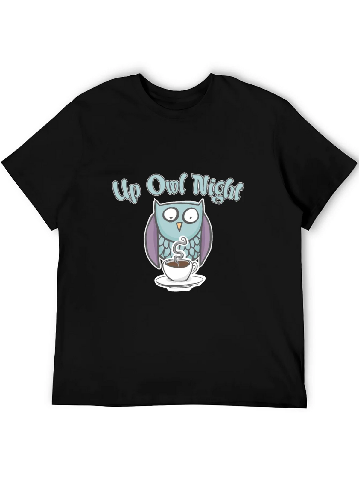 Up Owl Night T-Shirt: Fun Graphic Tee for Owls product image 5