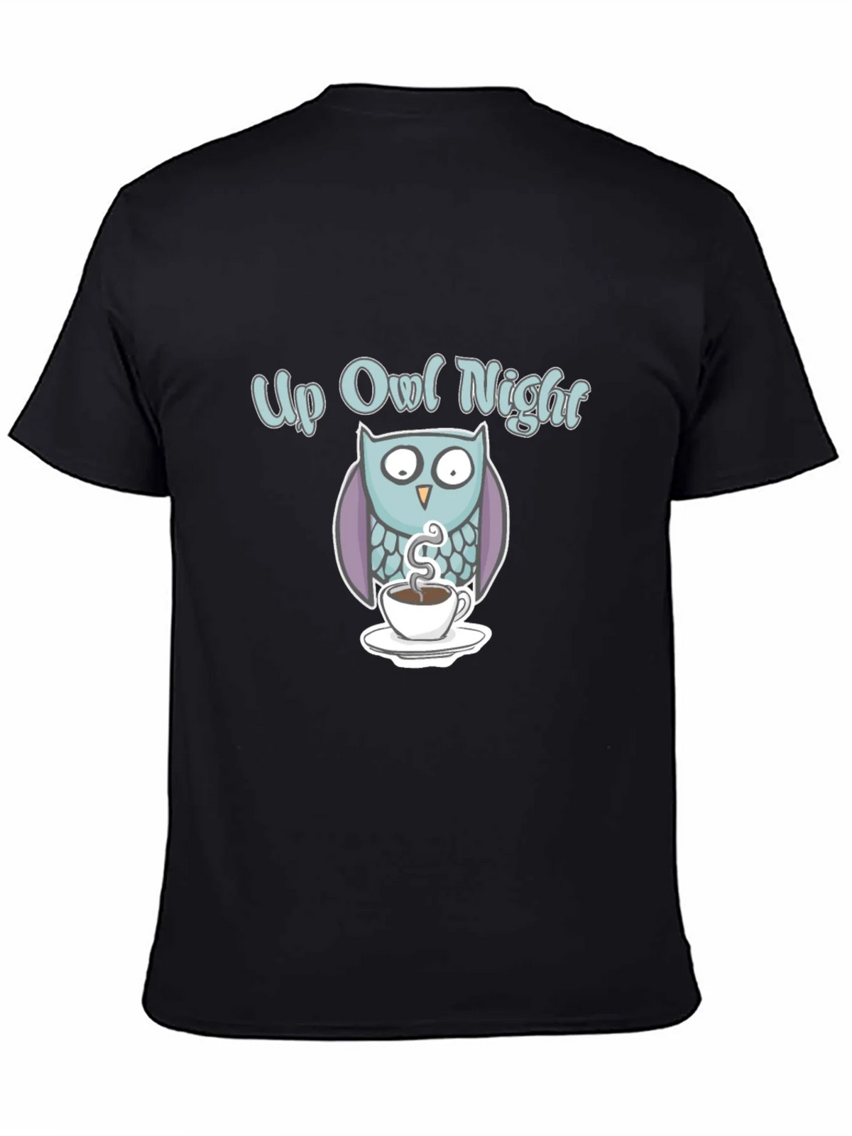 Up Owl Night T-Shirt: Fun Graphic Tee for Owls product image 4