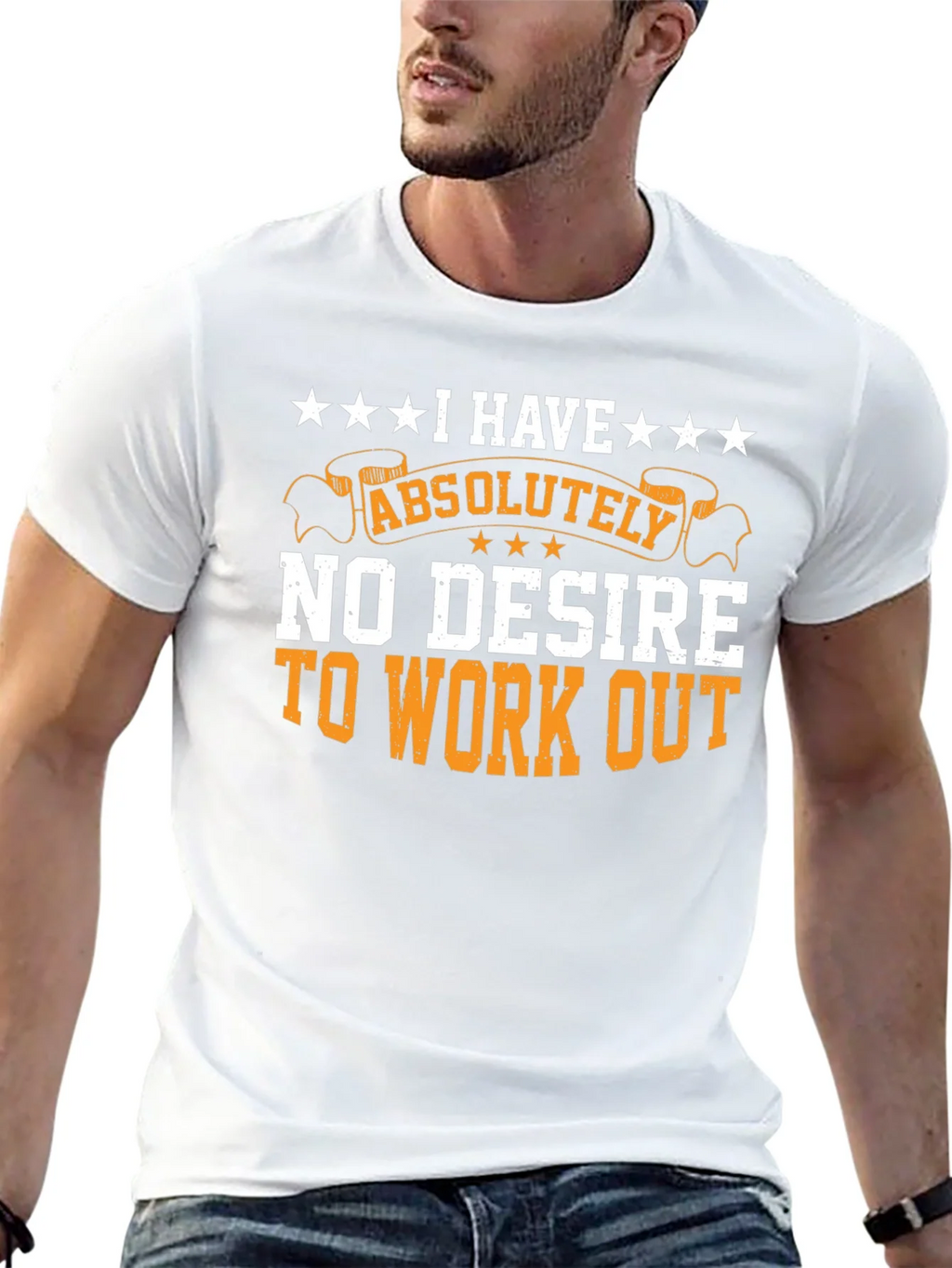 Funny Workout T-Shirt - No Desire to Exercise product image 8