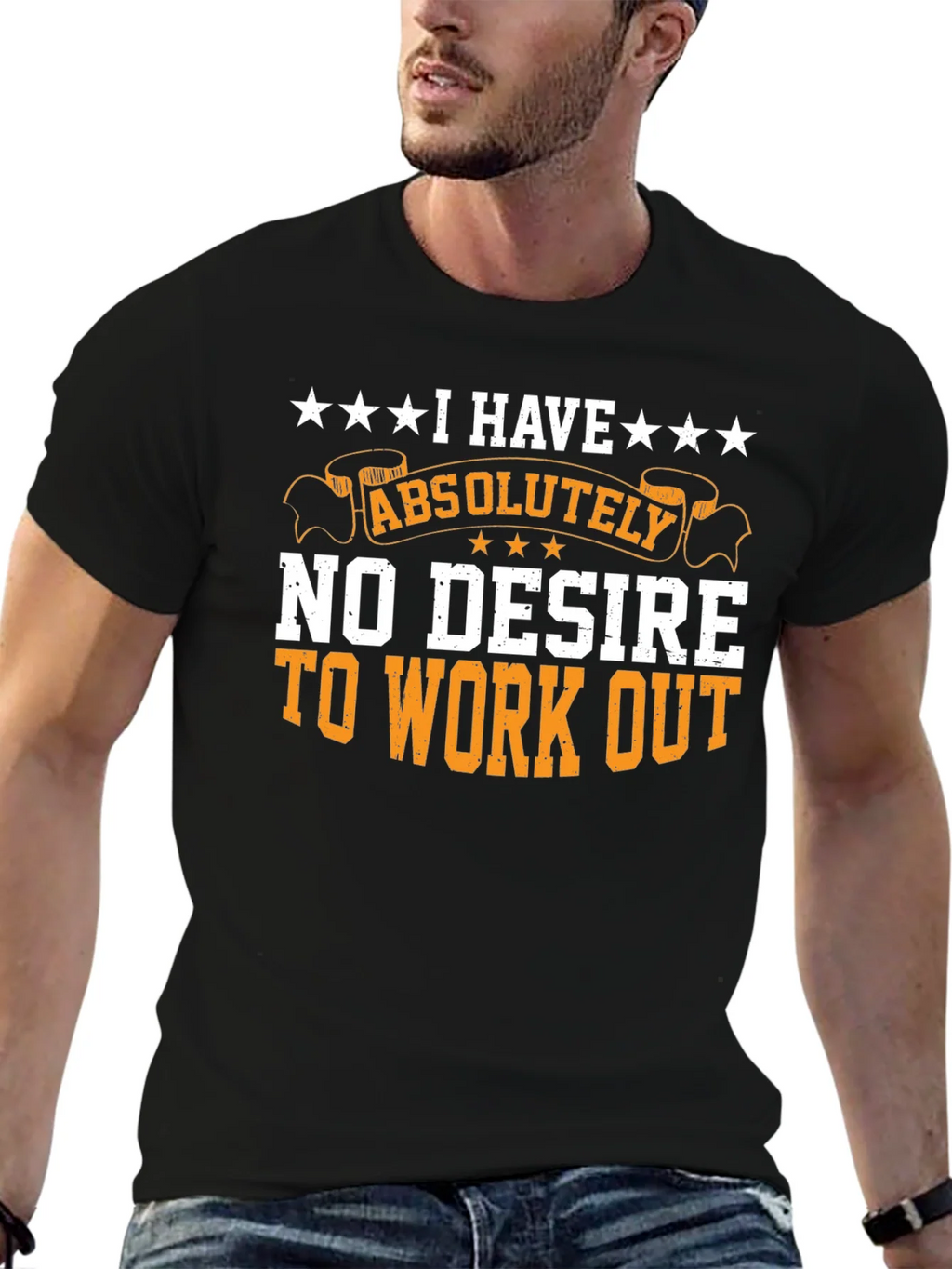Funny Workout T-Shirt - No Desire to Exercise product image 4