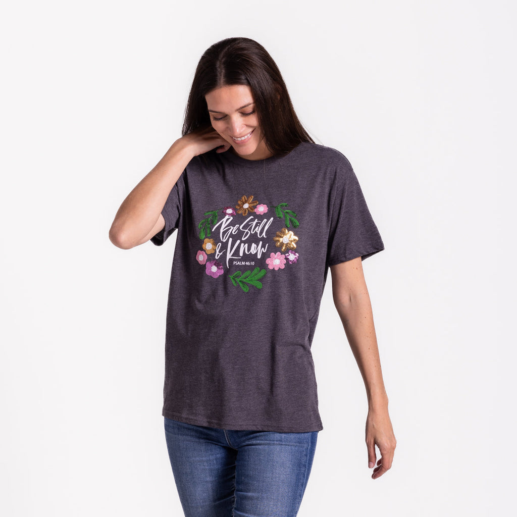 Embellished Be Still Sequin Tee product image 4