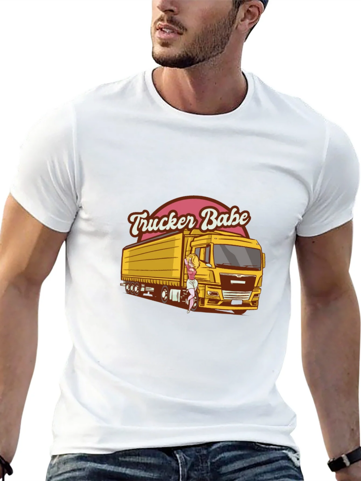 Trucker Babe Graphic Tee - Unisex product image 3