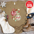 Merry and Bright Tee - Brown Leopard - 15 product image 1