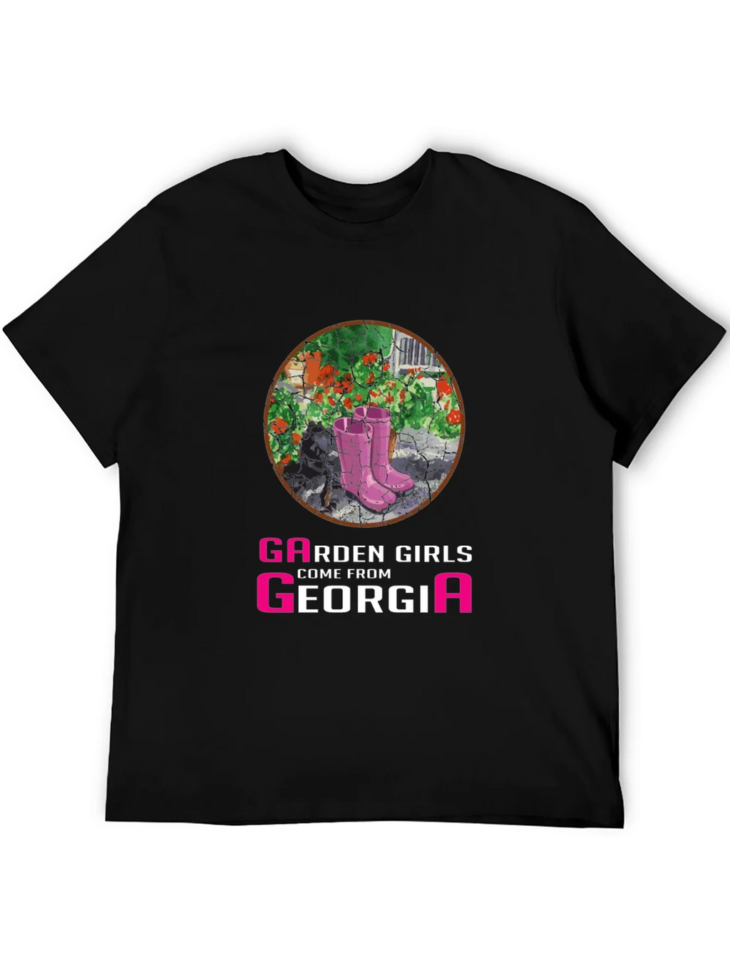 Garden Girls From Georgia T-Shirt - Pink Boots Design product image 5