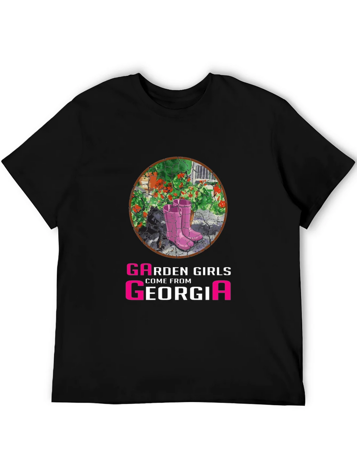 Garden Girls From Georgia T-Shirt - Pink Boots Design product image 5