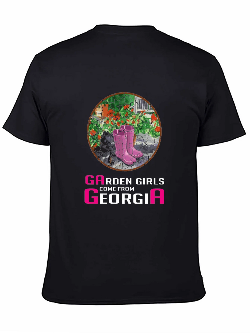 Garden Girls From Georgia T-Shirt - Pink Boots Design product image 4