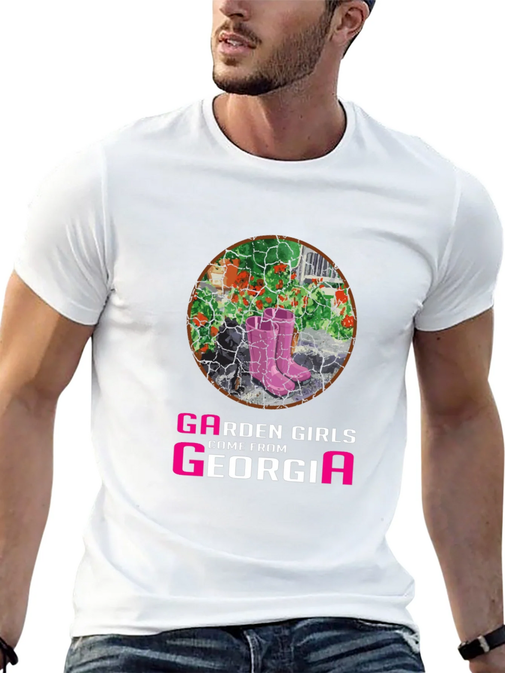 Garden Girls From Georgia T-Shirt - Pink Boots Design product image 12