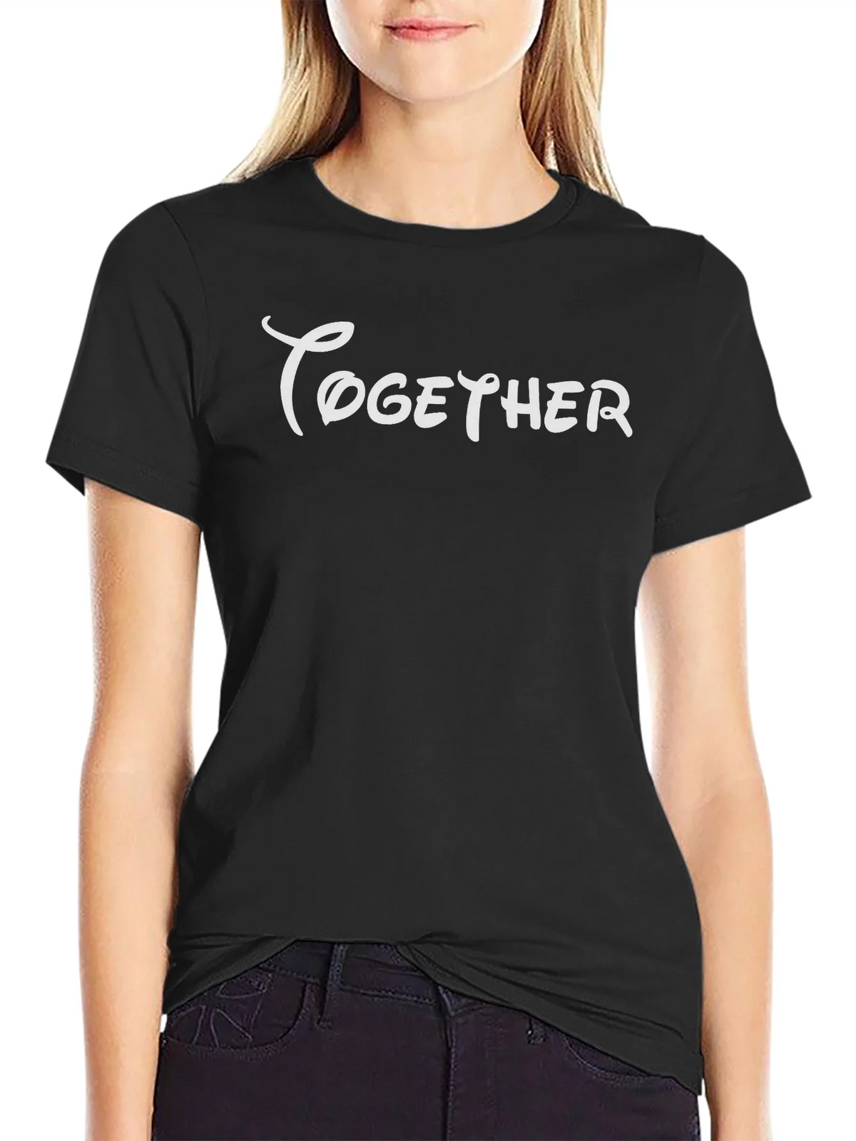 Together Graphic Tee - Black Casual T-Shirt product image 1