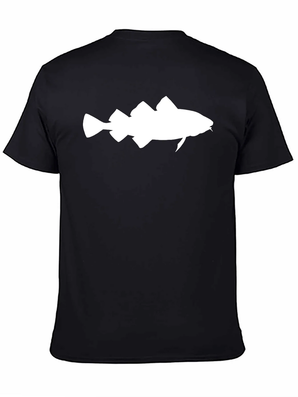Mens Black Fish Graphic Tee product image 2