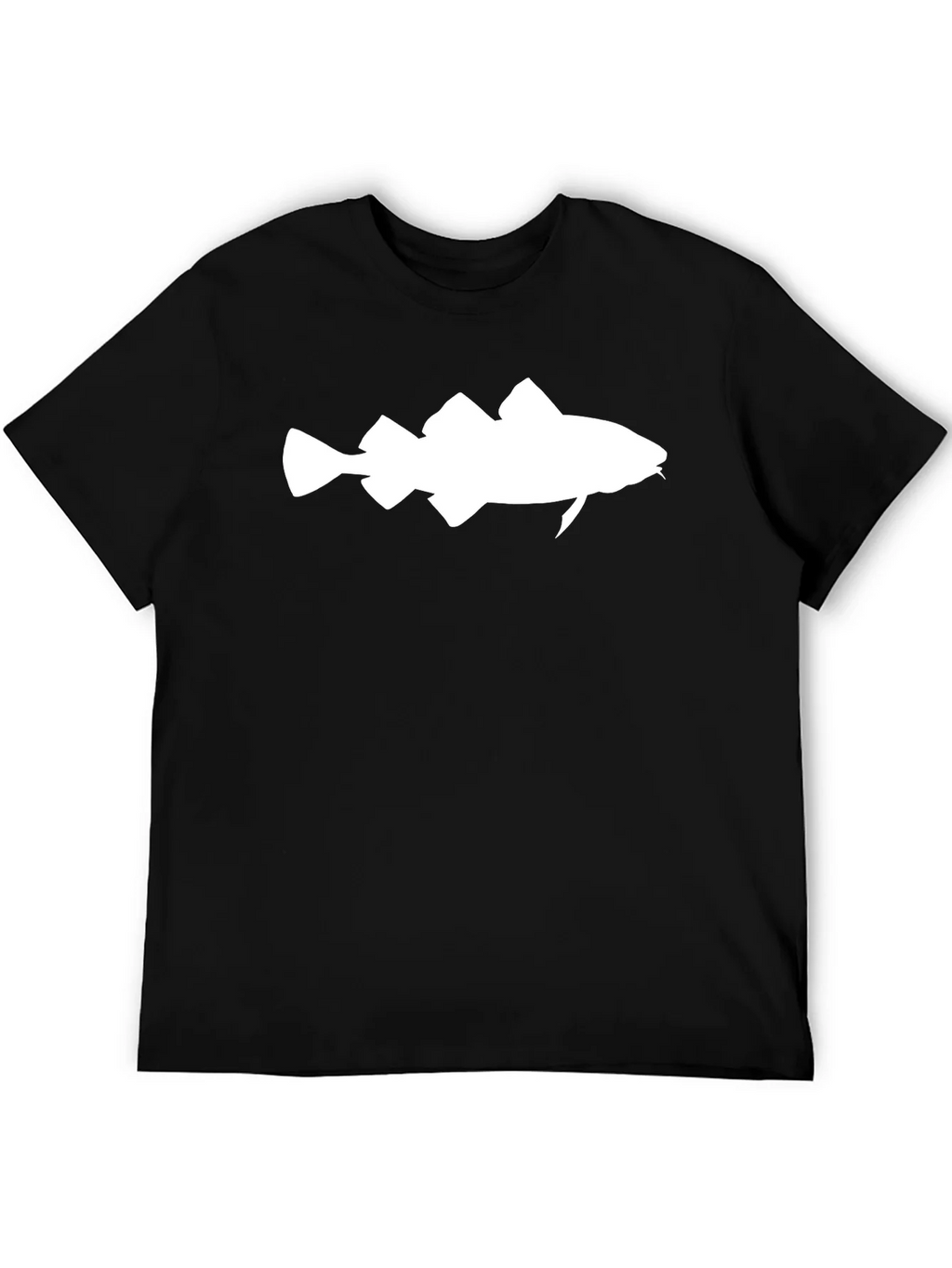 Mens Black Fish Graphic Tee product image 3