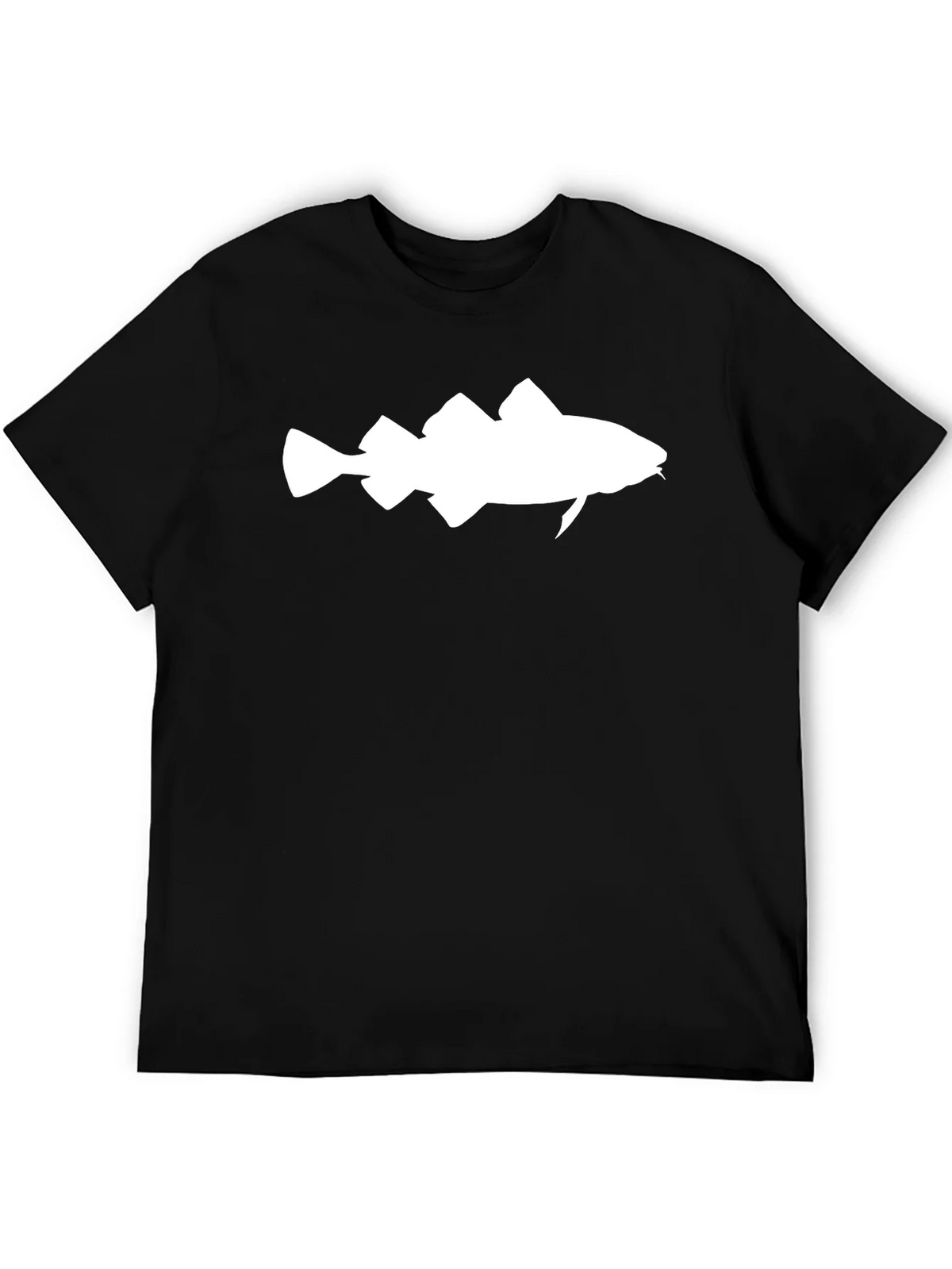 Mens Black Fish Graphic Tee product image 3