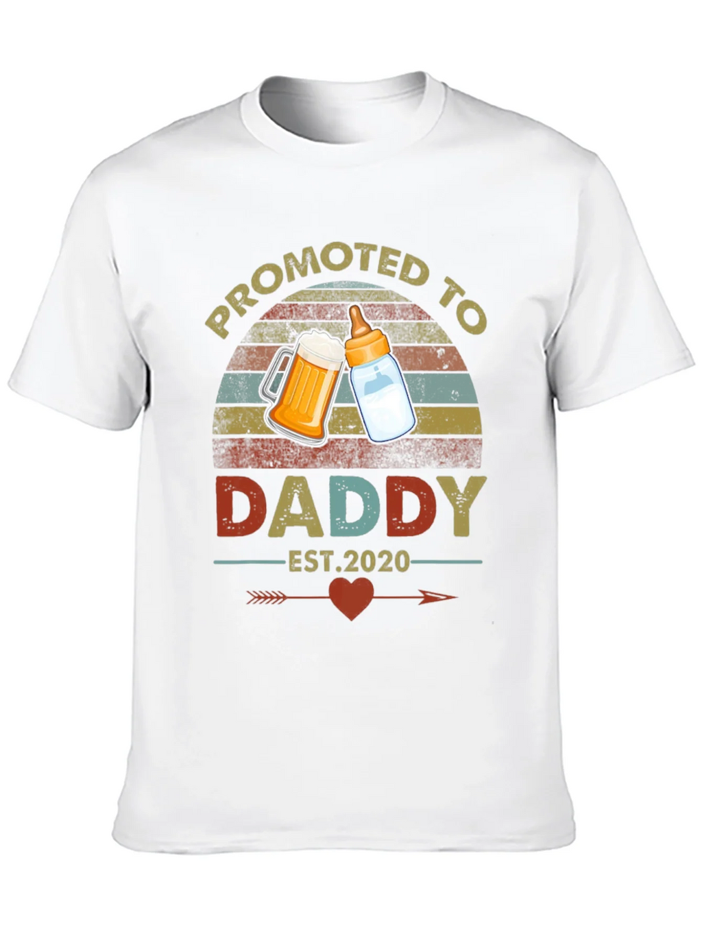 Promoted to Daddy Est. 2020 T-Shirt product image 9