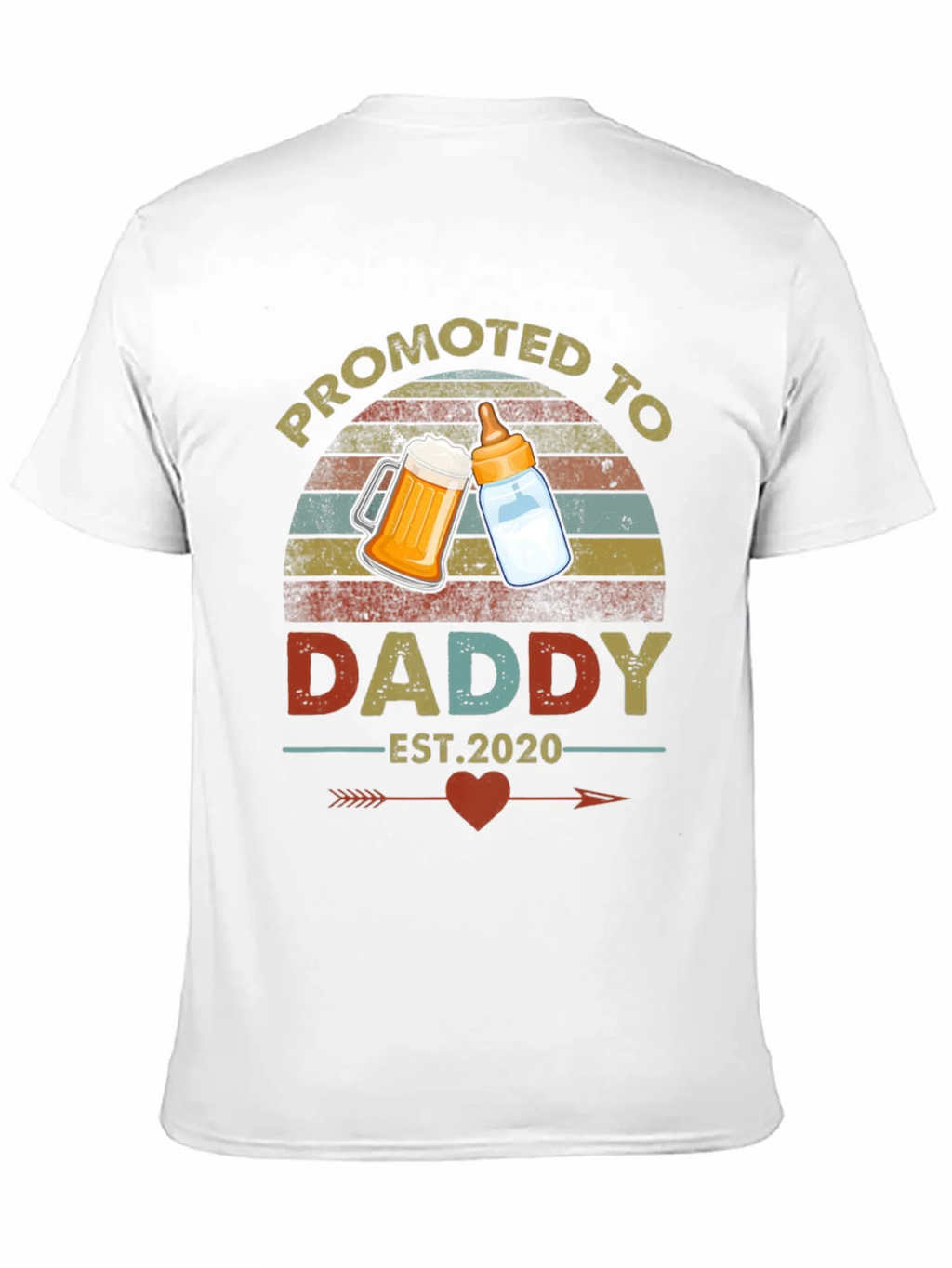 Promoted to Daddy Est. 2020 T-Shirt product image 10