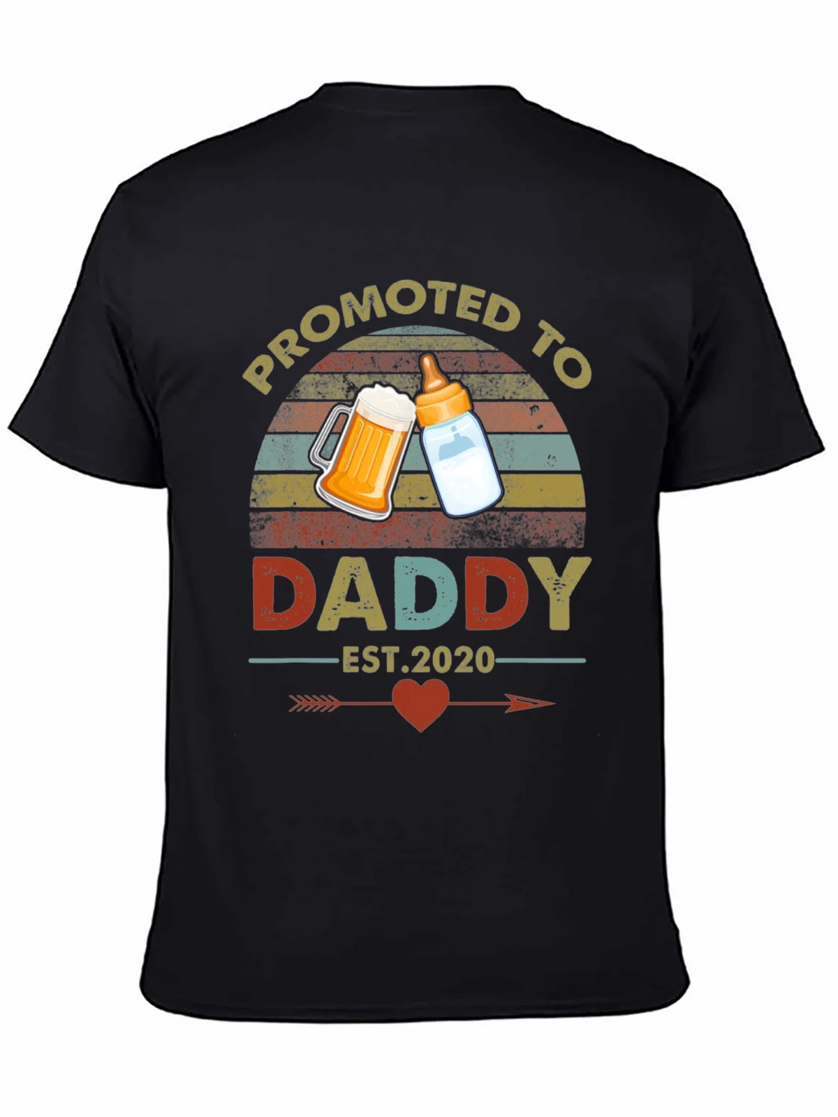 Promoted to Daddy Est. 2020 T-Shirt product image 4