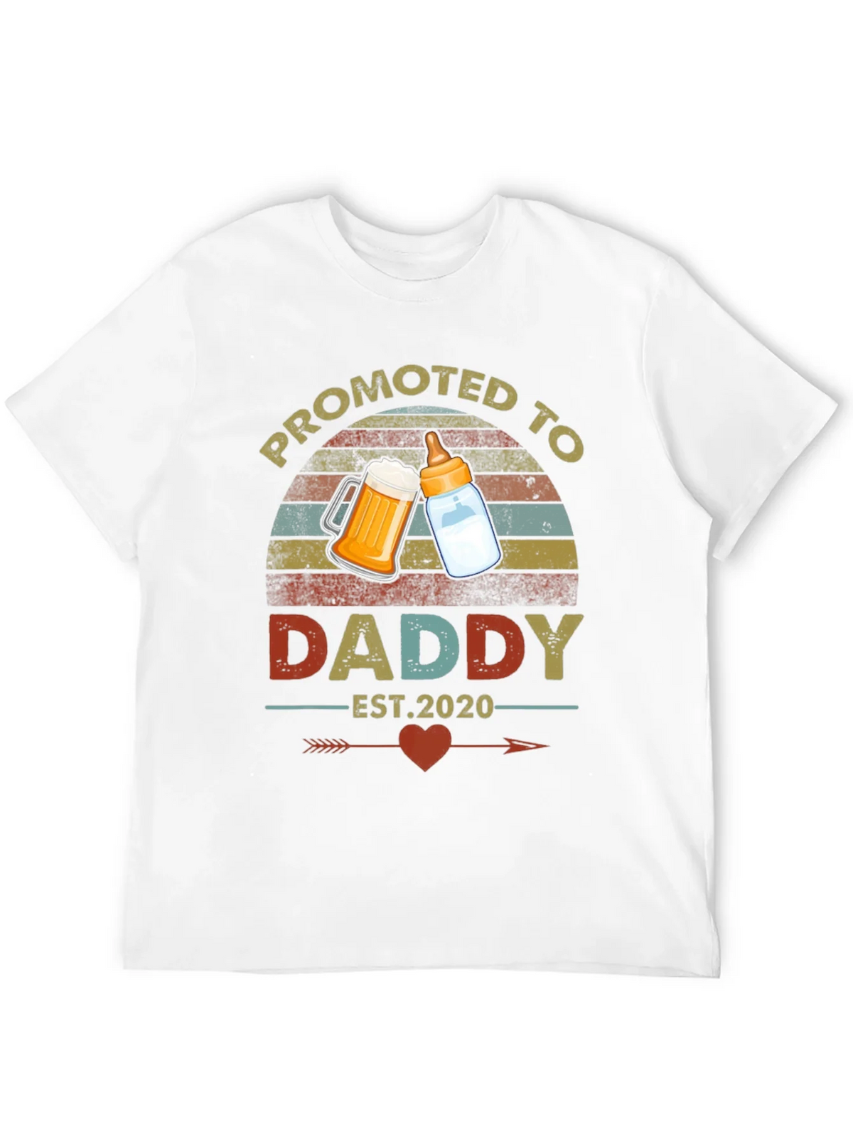 Promoted to Daddy Est. 2020 T-Shirt product image 11