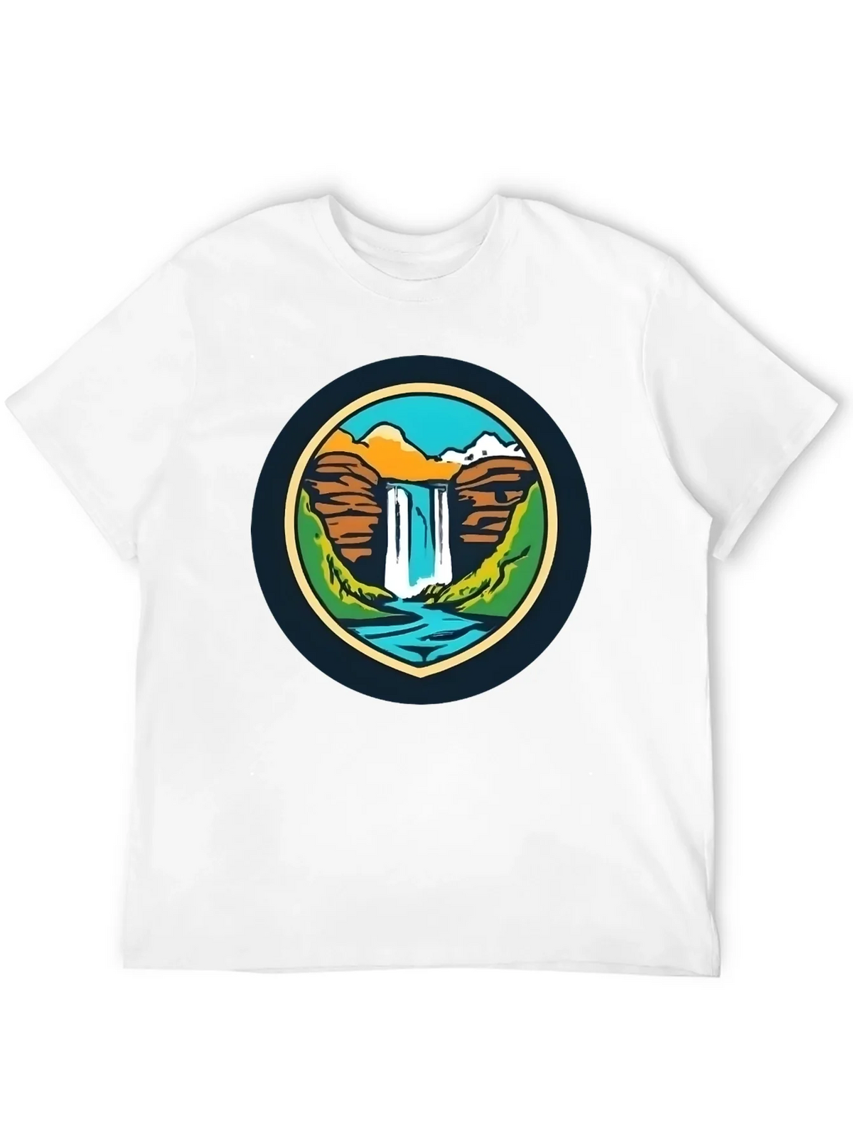 Nature Falls Graphic Tee - Soft Black T-Shirt product image 11