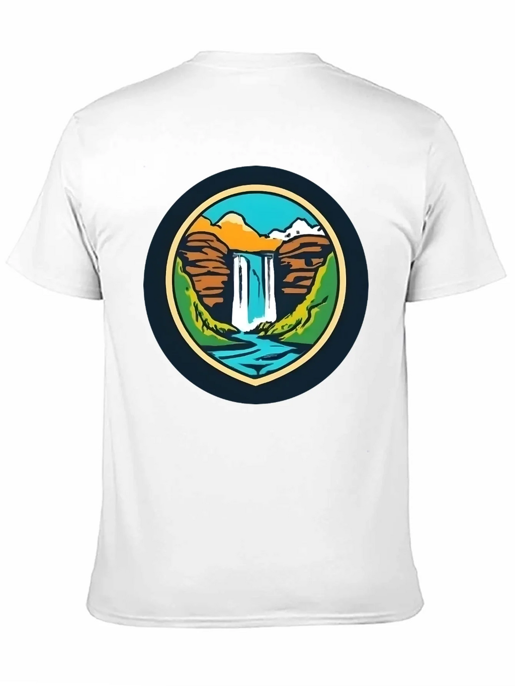 Nature Falls Graphic Tee - Soft Black T-Shirt product image 10