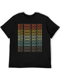 Best Snake Dad Ever Retro T-Shirt product image 1