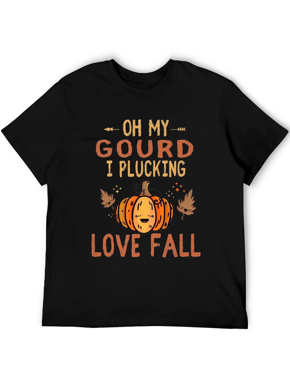 Oh My Gourd I Plucking Love Fall T-Shirt product image 5