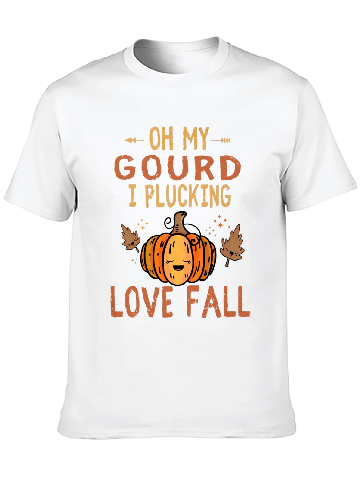 Oh My Gourd I Plucking Love Fall T-Shirt product image 9