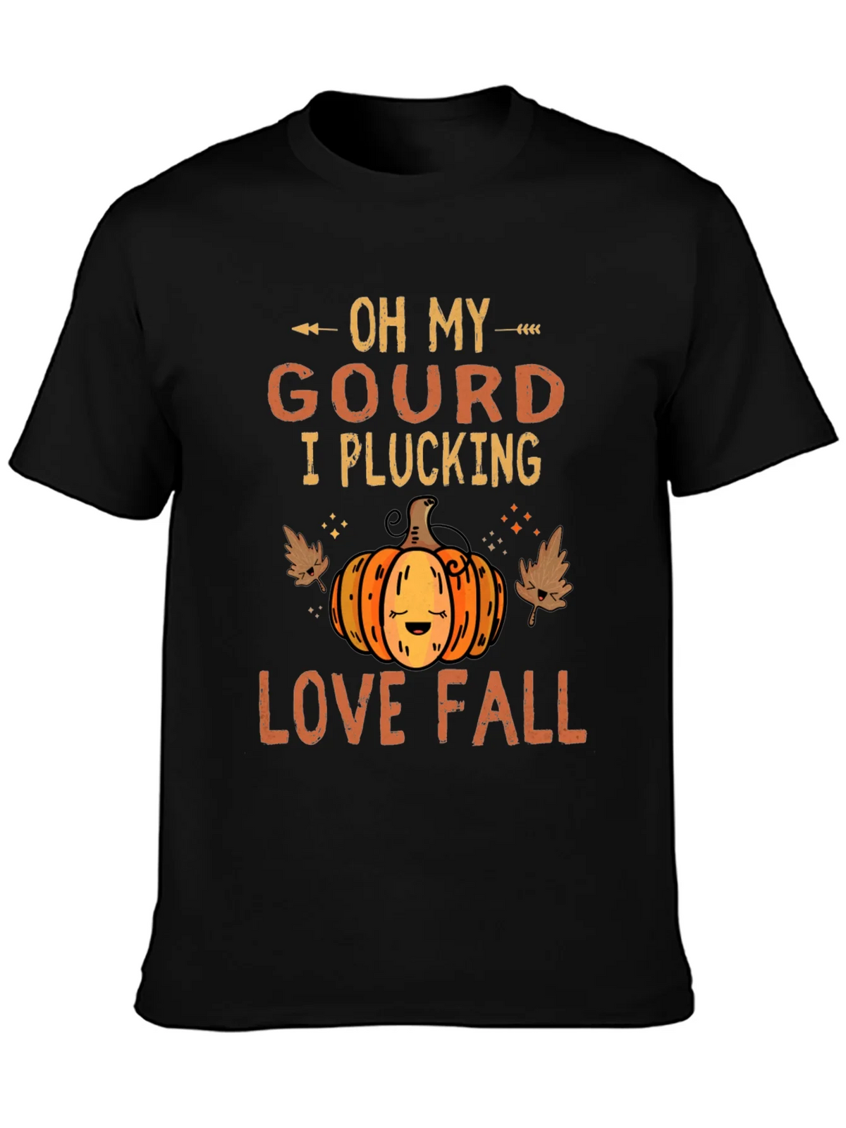 Oh My Gourd I Plucking Love Fall T-Shirt product image 3