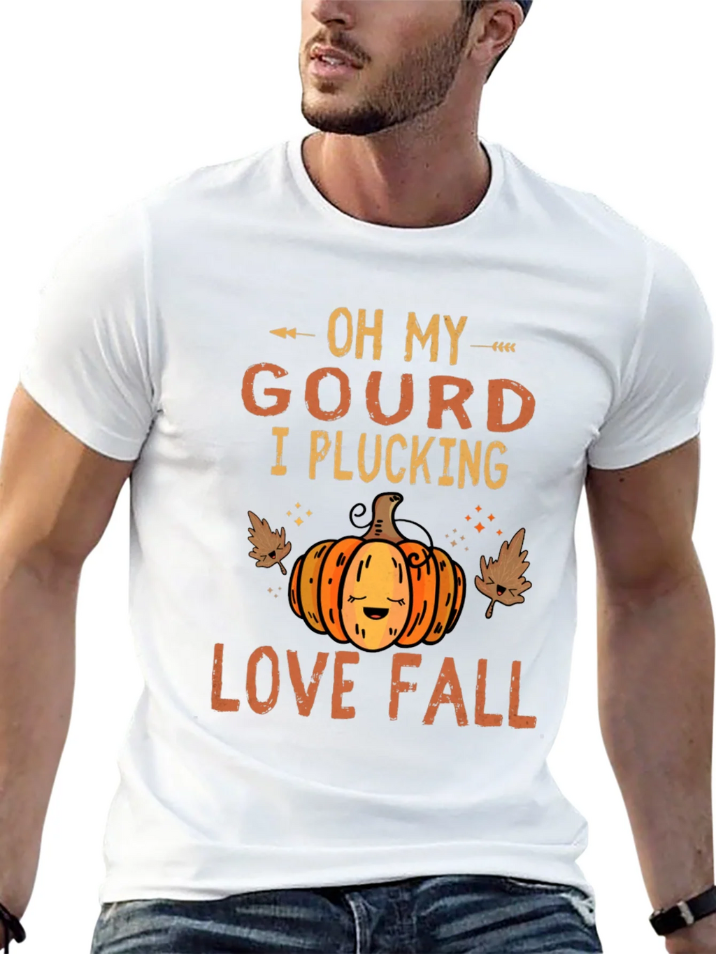Oh My Gourd I Plucking Love Fall T-Shirt product image 12