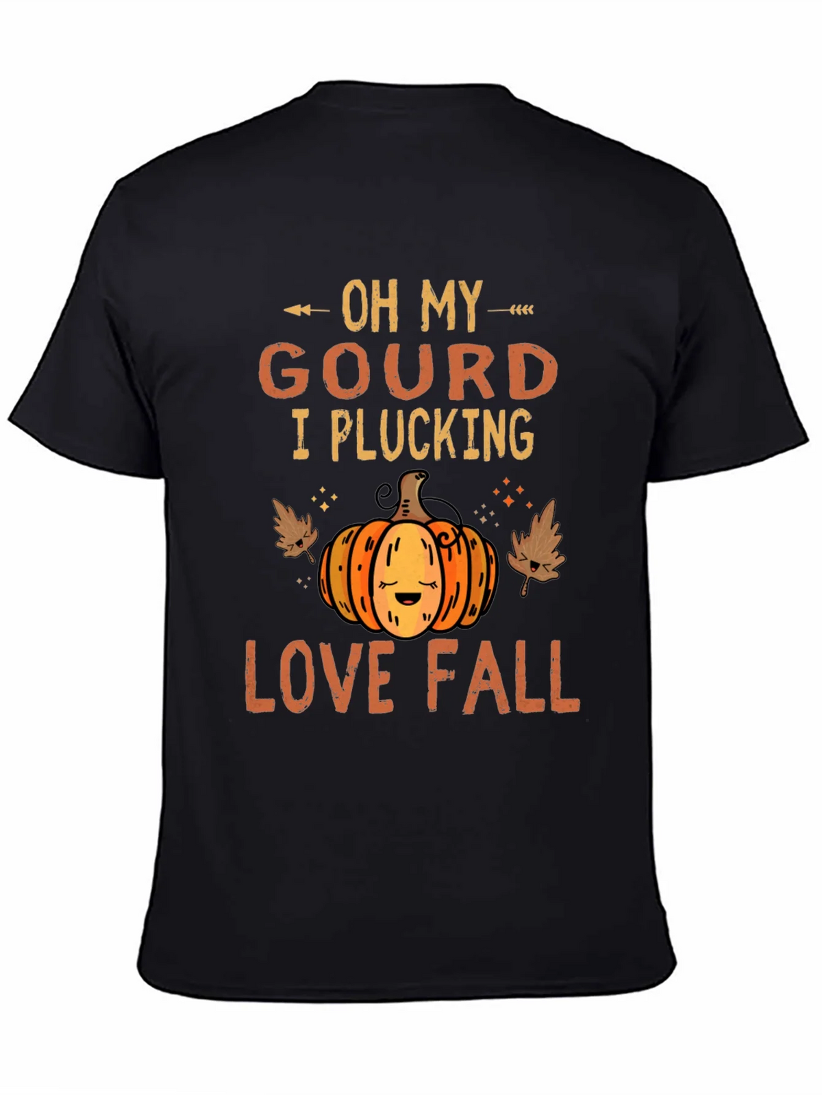 Oh My Gourd I Plucking Love Fall T-Shirt product image 4