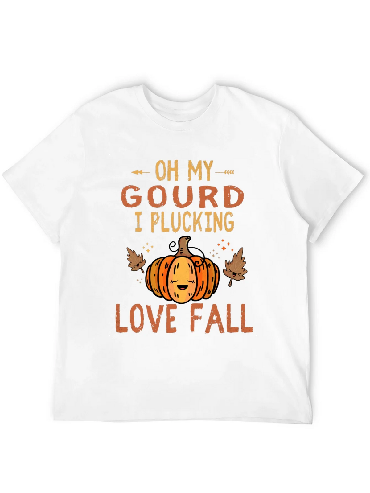 Oh My Gourd I Plucking Love Fall T-Shirt product image 11
