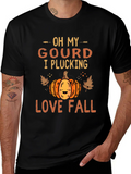 Oh My Gourd I Plucking Love Fall T-Shirt product image 1