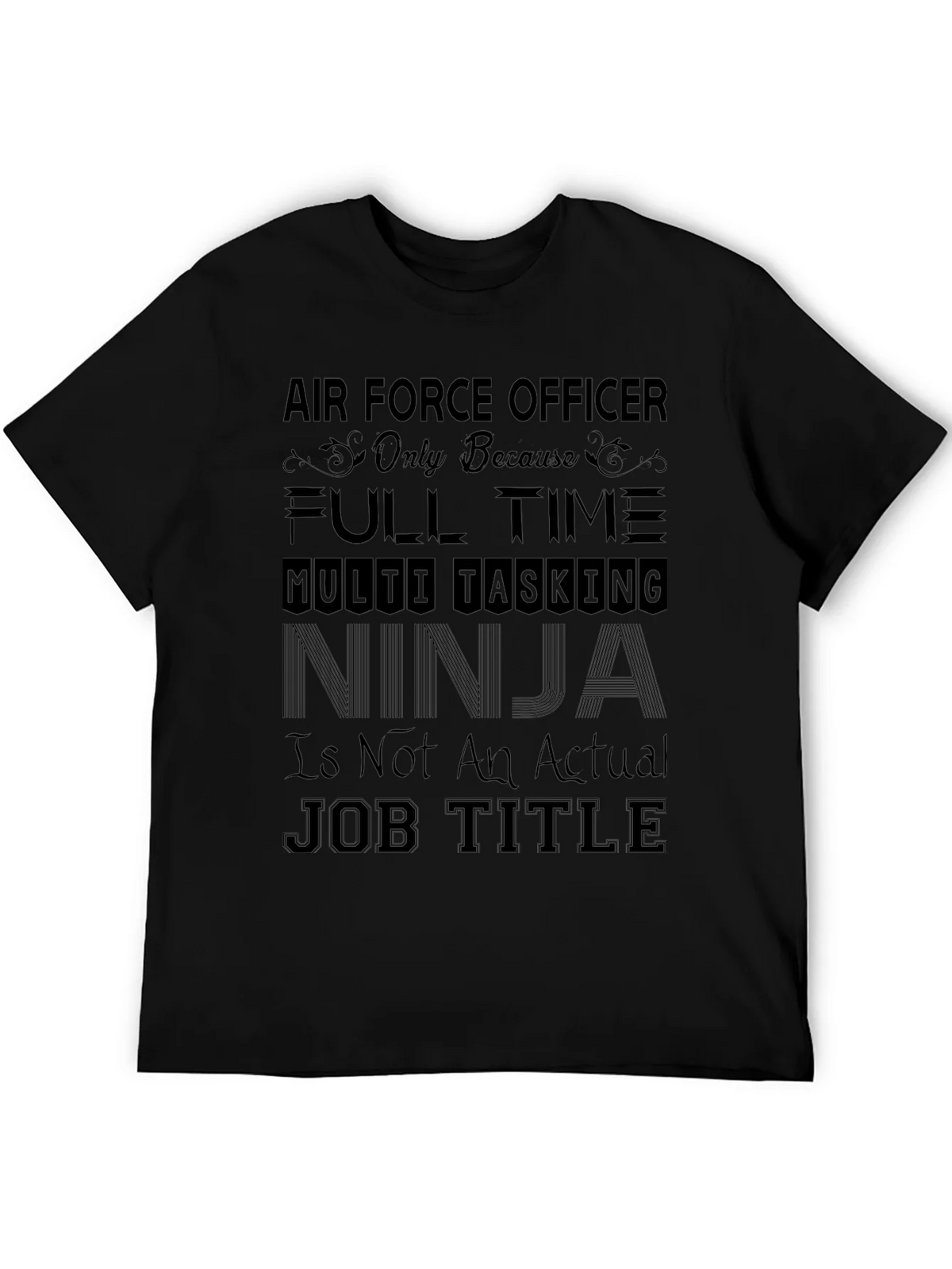 Air Force Officer Ninja T-Shirt product image 5
