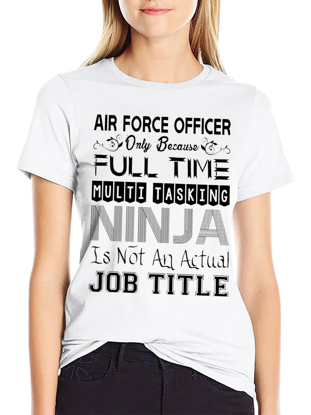 Air Force Officer Ninja T-Shirt product image 8