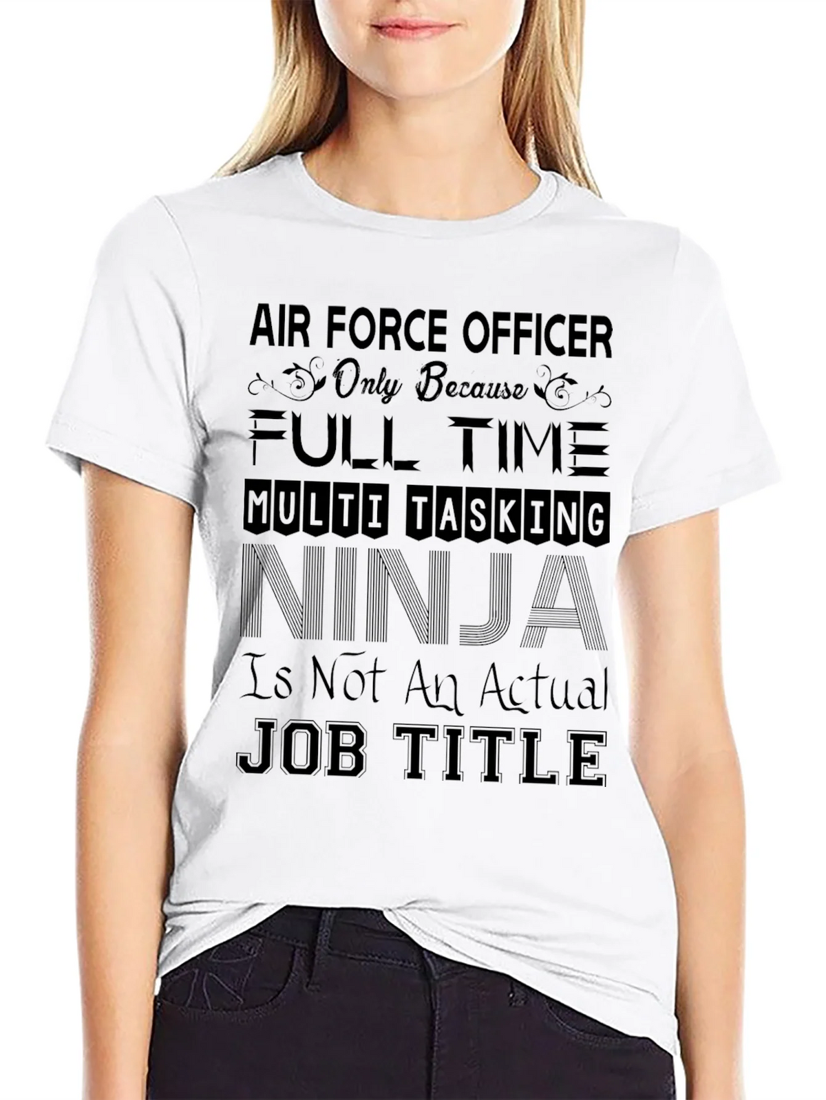 Air Force Officer Ninja T-Shirt product image 8