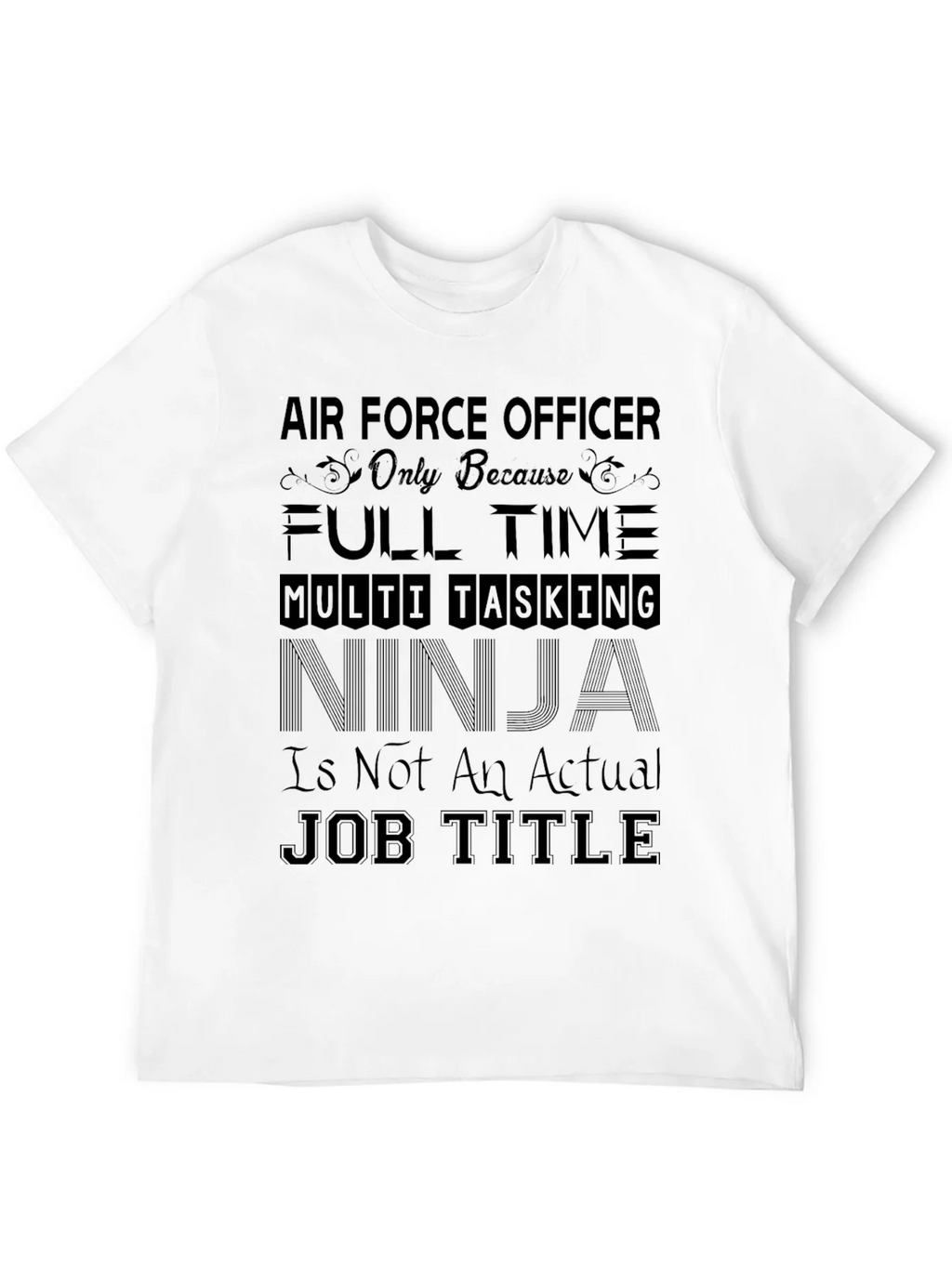Air Force Officer Ninja T-Shirt product image 11