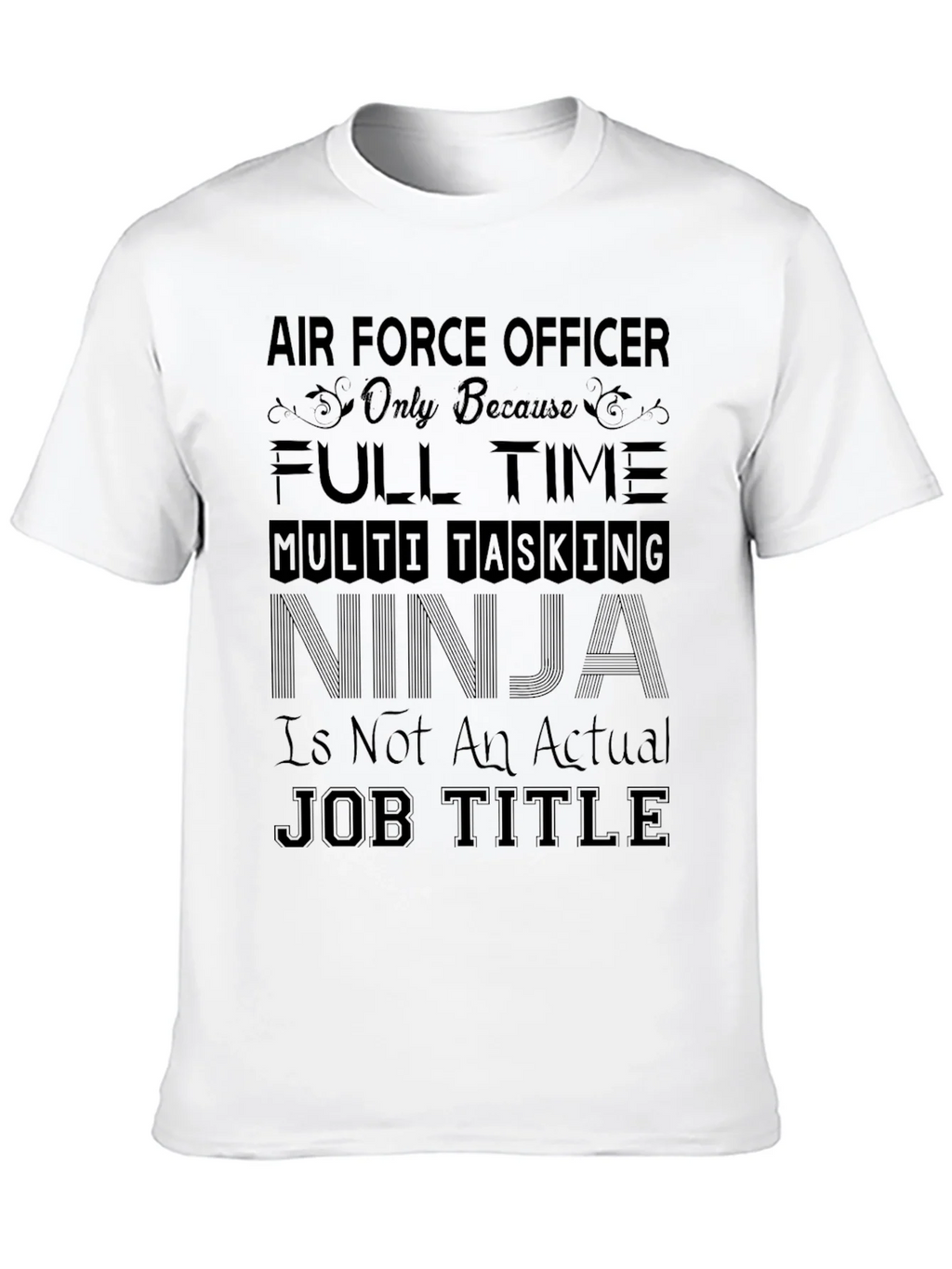 Air Force Officer Ninja T-Shirt product image 9
